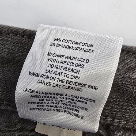 Vigoss Mid Rise Crop Bootcut Jeans Y2K Size 27 Olive Green NWT - Picture 6 of 7